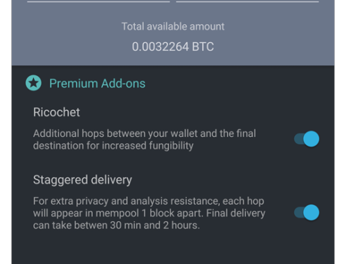 Wallet Update 0.99.05 - Staggered Ricochet, UTXO tagging, PayNym UX upgrades, and Whirlpool mixing prep